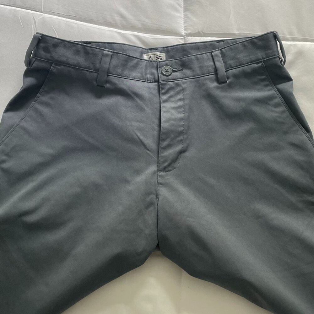 Adidas Golf • Gray Water-Repellent 4-Way Stretch Tapered Pants Size 30x32 - Picture 6 of 8